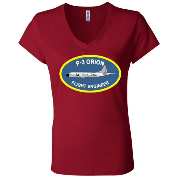 P-3 Orion 4 FE Ladies Jersey V-Neck T-Shirt