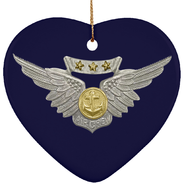 Combat Air 1 Ornament - Heart