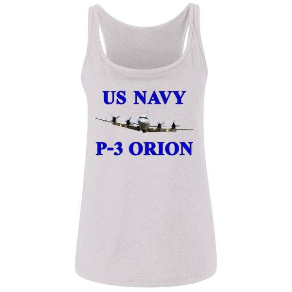 US Navy P-3 1 Ladies' Relaxed Jersey Tank