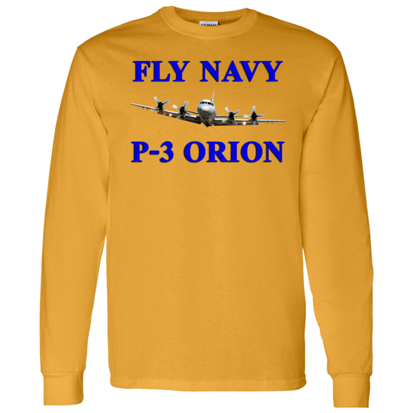 Fly Navy P-3 1 LS Ultra Cotton T-Shirt