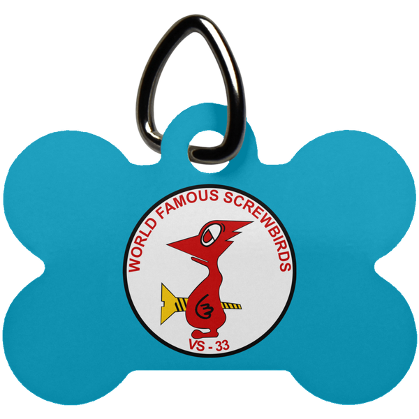 VS 33 3 Pet Tag - Dog Bone