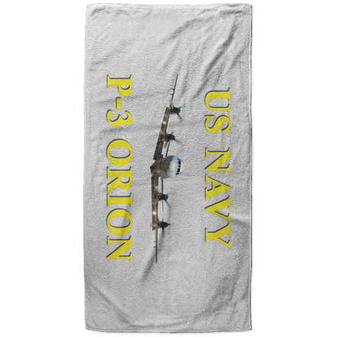 US Navy P-3 3 Beach Towel - 37x74