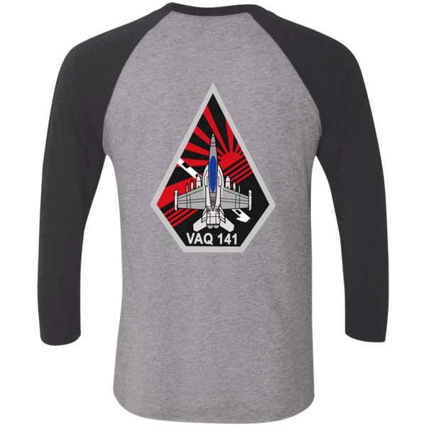 VAQ 141 7c Baseball Raglan T-Shirt