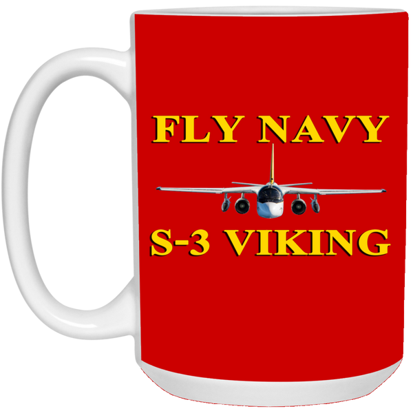 Fly Navy S-3 3 Mug - 15oz