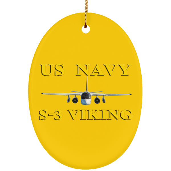 US Navy S-3 3 Ornament - Oval