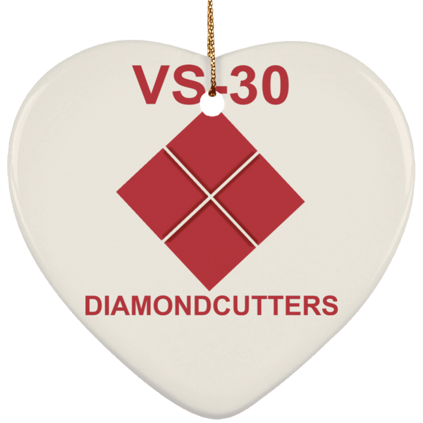 VS 30 3 Ornament Ceramic - Heart