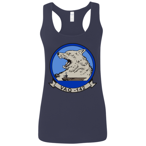 VAQ 142 1 Ladies' Softstyle Racerback Tank