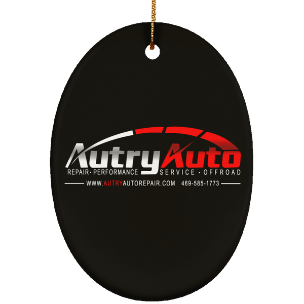 Autry Auto Ornament - Oval