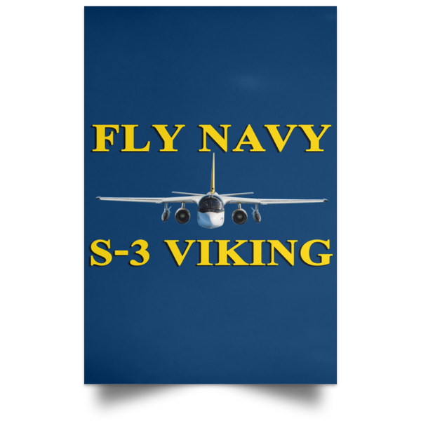 Fly Navy S-3 3 Poster - Portrait