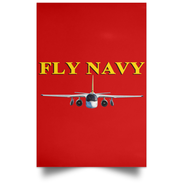 Fly Navy S-3 4 Poster - Portrait