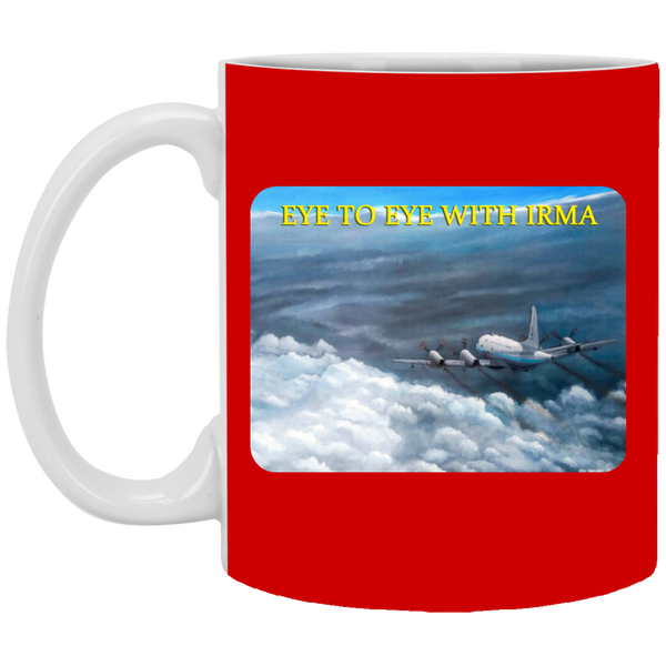 Eye To Eye With Irma White Mug - 11oz