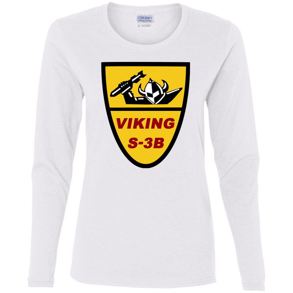 S-3 Viking 1 Ladies' Cotton LS T-Shirt