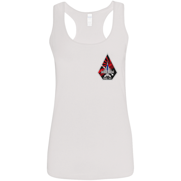 VAQ 141 7c Ladies' Softstyle Racerback Tank