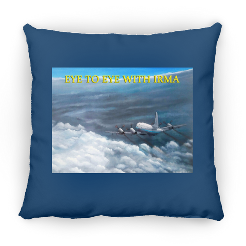 Eye To Eye With Irma 1 Pillow - Square - 14x14