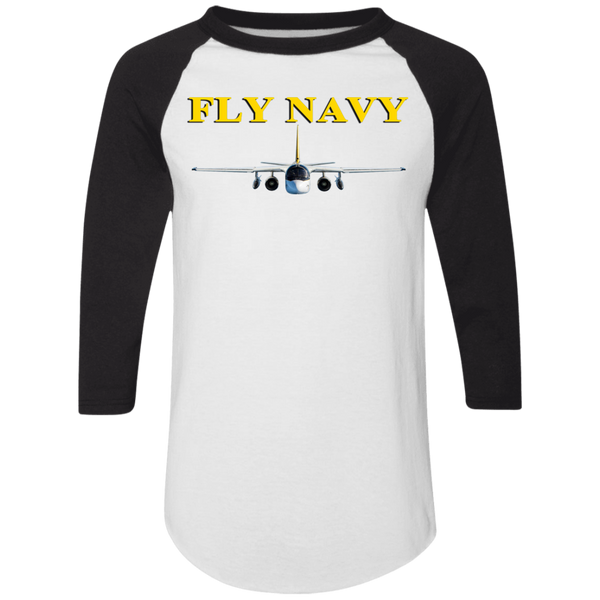 Fly Navy S-3 4 Colorblock Raglan Jersey