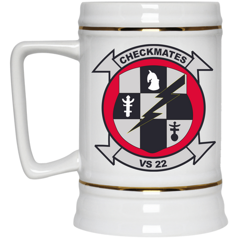 VS 22 2 Beer Stein - 22oz