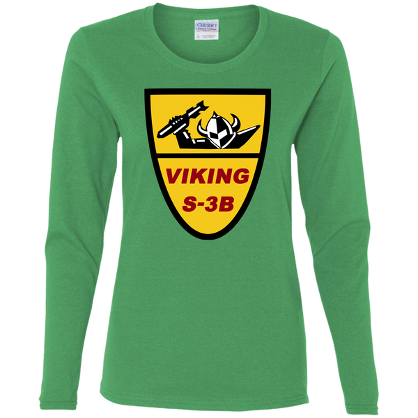 S-3 Viking 1 Ladies' Cotton LS T-Shirt