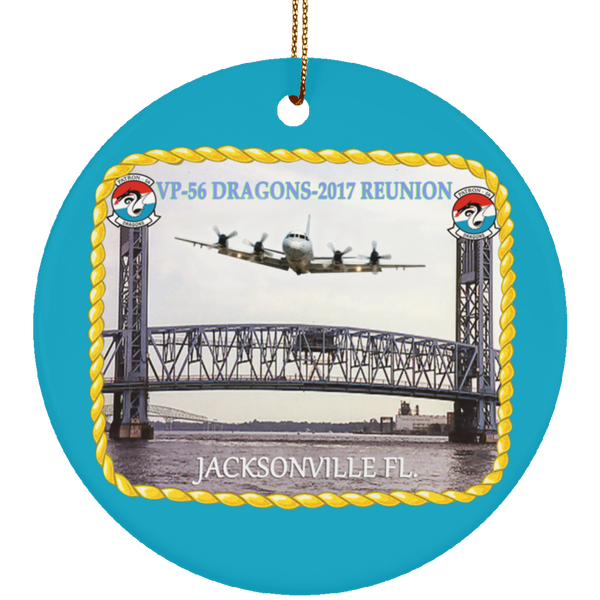 VP-56 2017 Reunion 1 Ornament Ceramic - Circle