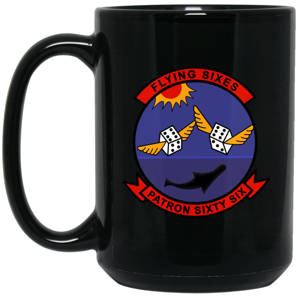 VP 66 3 Black Mug - 15oz