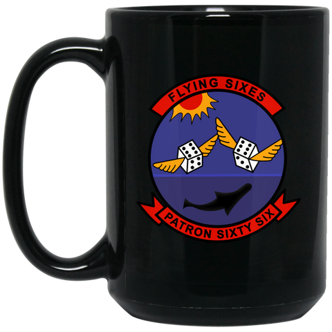 VP 66 3 Black Mug - 15oz