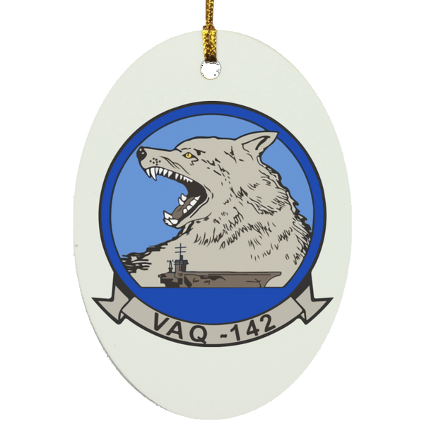 VAQ 142 1 Ornament Ceramic - Oval