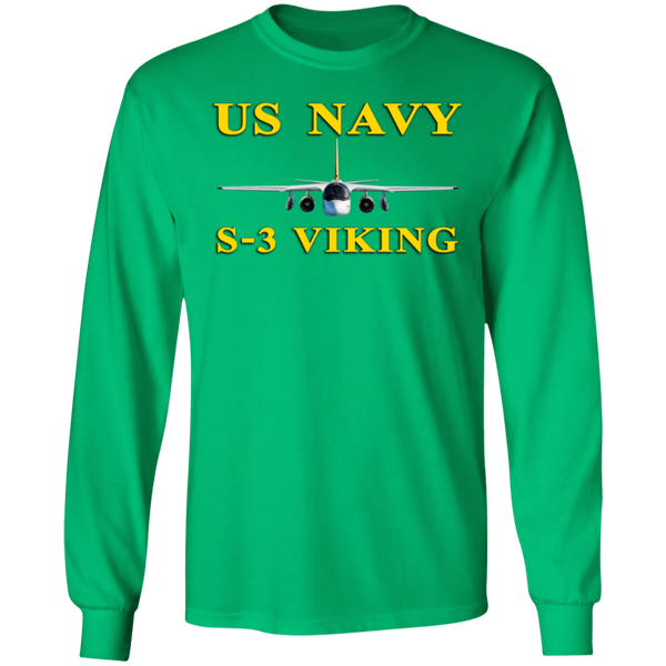 US Navy S-3 3 LS Ultra Cotton T-Shirt