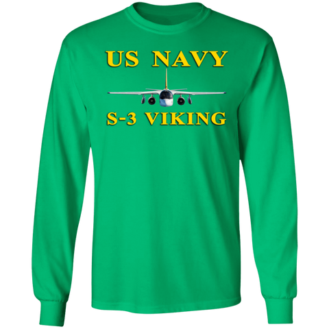 US Navy S-3 3 LS Ultra Cotton T-Shirt