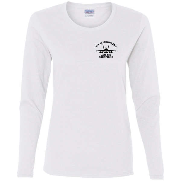 VAQ 132 2d Ladies' Cotton LS T-Shirt