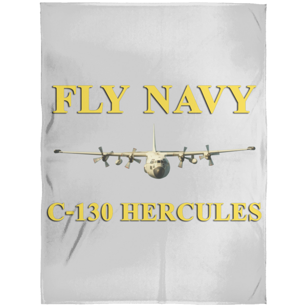 Fly Navy C-130 3 Blanket - Arctic Fleece Blanket 60x80