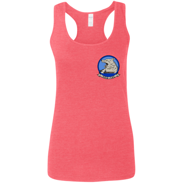 VAQ 142 1c Ladies' Softstyle Racerback Tank