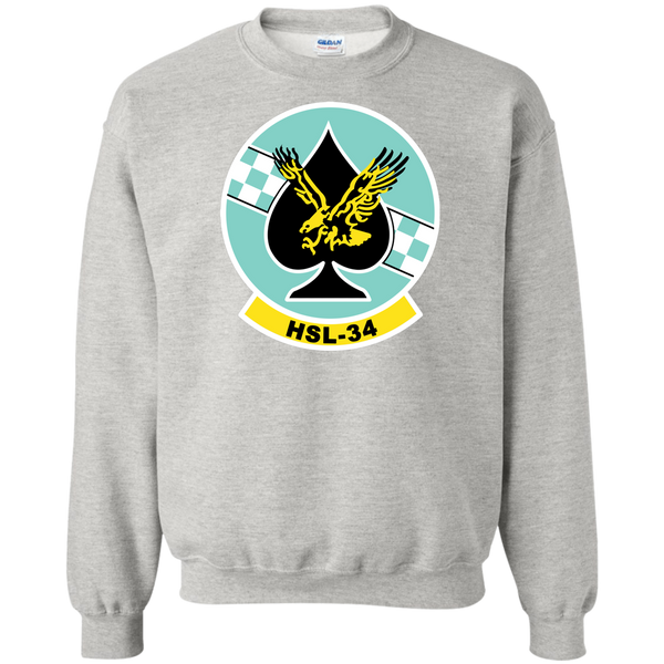 HSL 34 3 Crewneck Pullover Sweatshirt