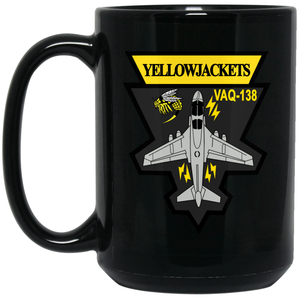 VAQ 138 3 Black Mug - 15oz