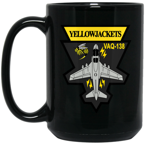 VAQ 138 3 Black Mug - 15oz