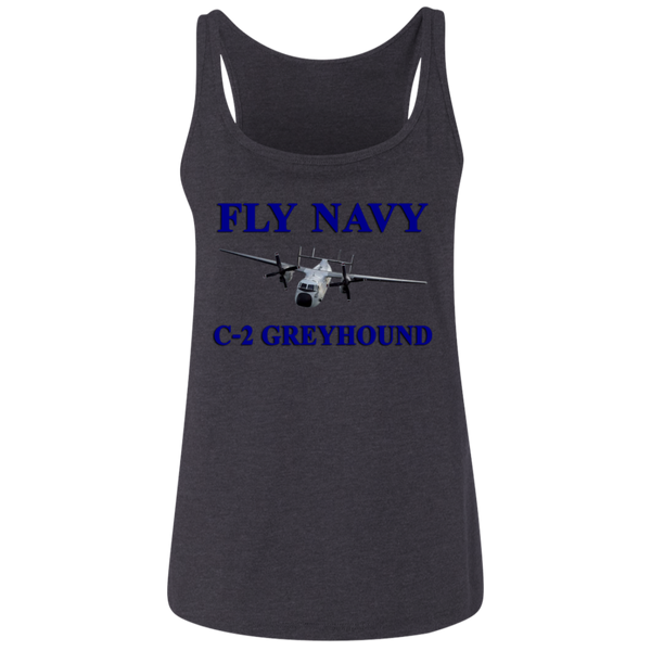 Fly Navy C-2 1 Ladies' Relaxed Jersey Tank