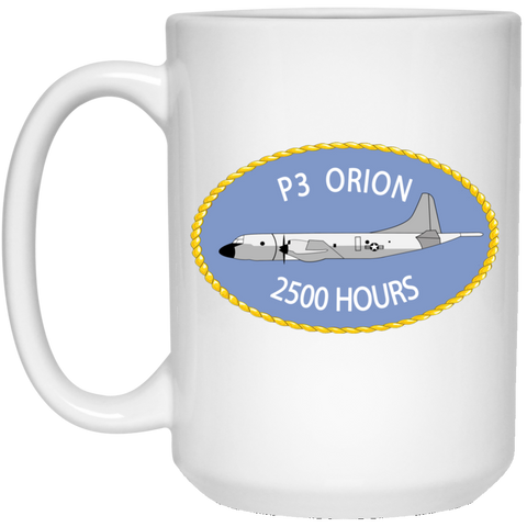 P-3 Orion 9 2500 White Mug - 15oz