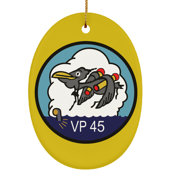 VP 45 1 Ornament Ceramic - Oval