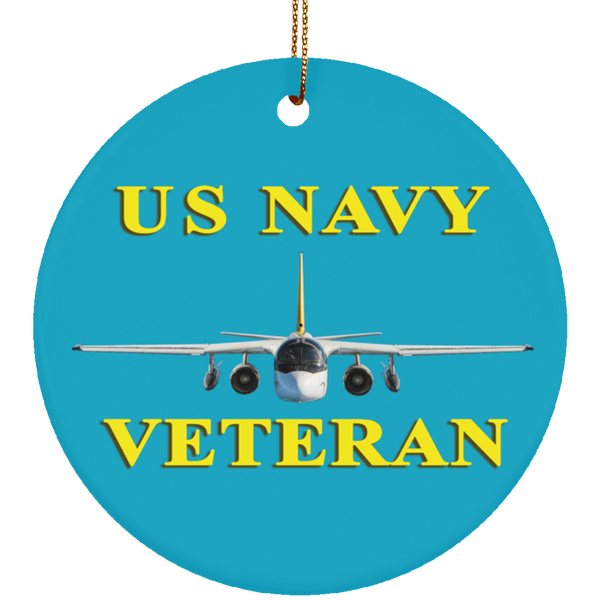 Navy Vet 3 Ornament - Circle