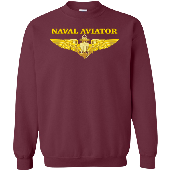 Aviator 2 Printed Crewneck Pullover Sweatshirt