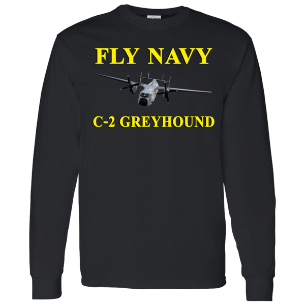 Fly Navy C-2 3 LS Ultra Cotton T-Shirt