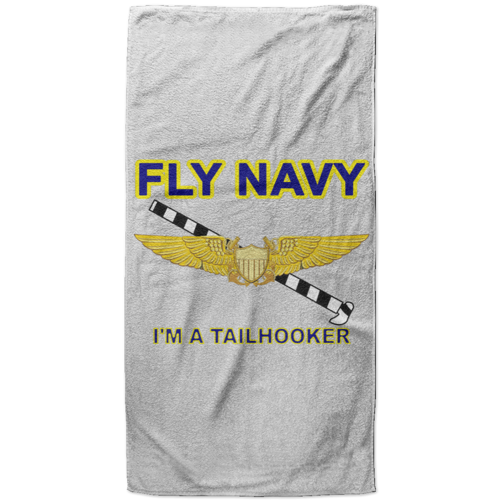 Fly Navy Tailhooker 3 Beach Towel - 37x74