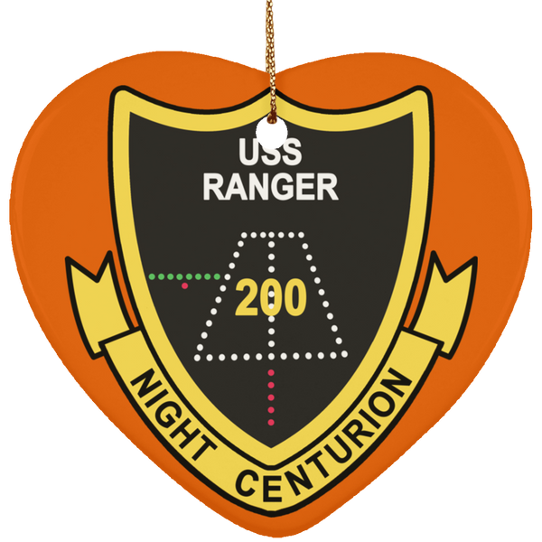 Ranger Night Ornament - Heart