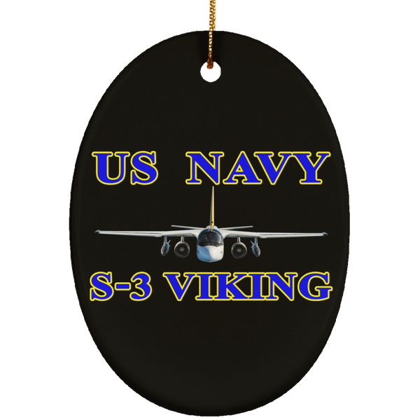 US Navy S-3 1 Ornament - Oval