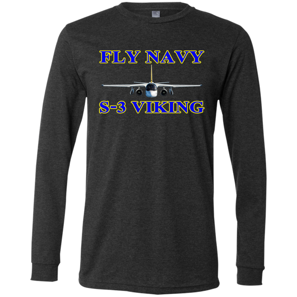 Fly Navy S-3 1 LS Jersey T-Shirt