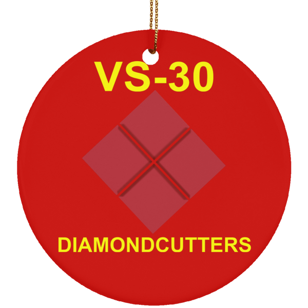 VS 30 4 Ornament Ceramic - Circle