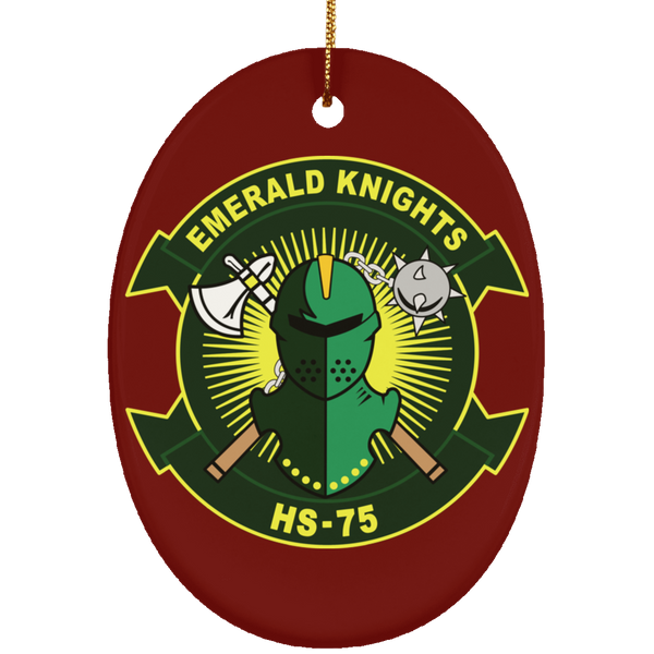 HS 75 2 Ornament - Oval