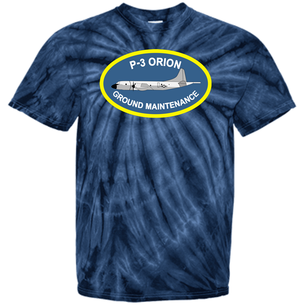 P-3 Orion 4 Ground Maint Cotton Tie Dye T-Shirt