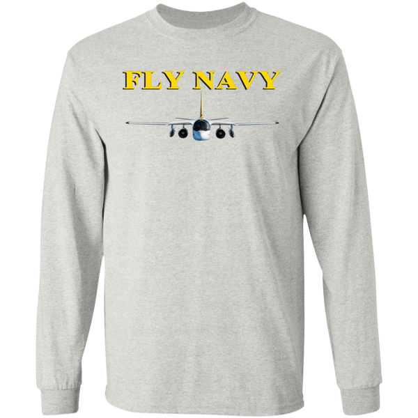 Fly Navy S-3 4 LS Ultra Cotton T-Shirt