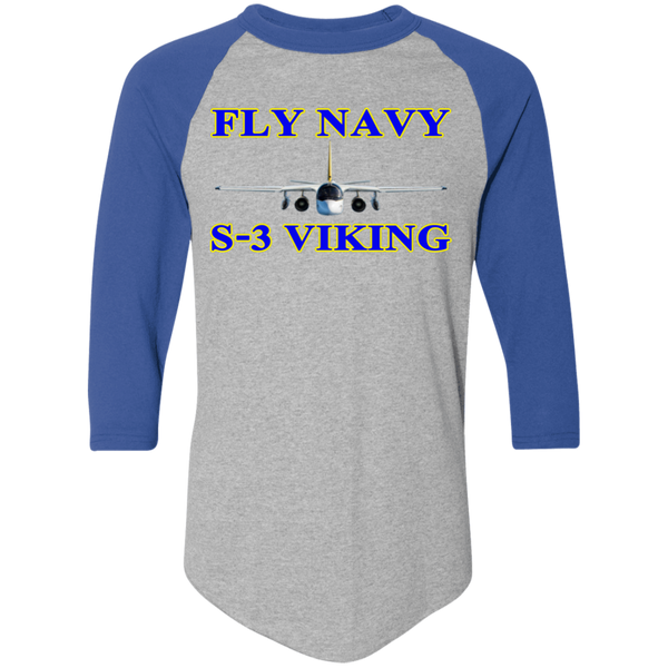 Fly Navy S-3 1 Colorblock Raglan Jersey