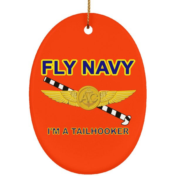 Fly Navy Tailhooker 2 Ornament - Oval