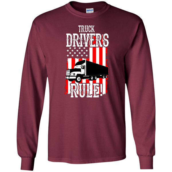 Truck Drivers Rule LS Ultra Cotton Tshirt